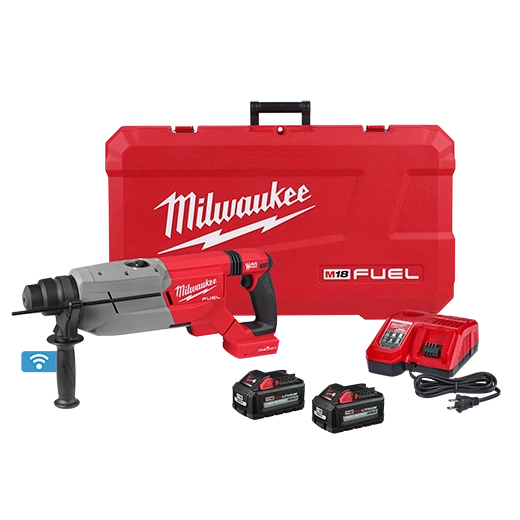 Kit de martillo rotativo con mango en D M18 FUEL™ SDS Plus de 1-1/4" con ONE-KEY™ Milwaukee 2916-22 - imagen 2