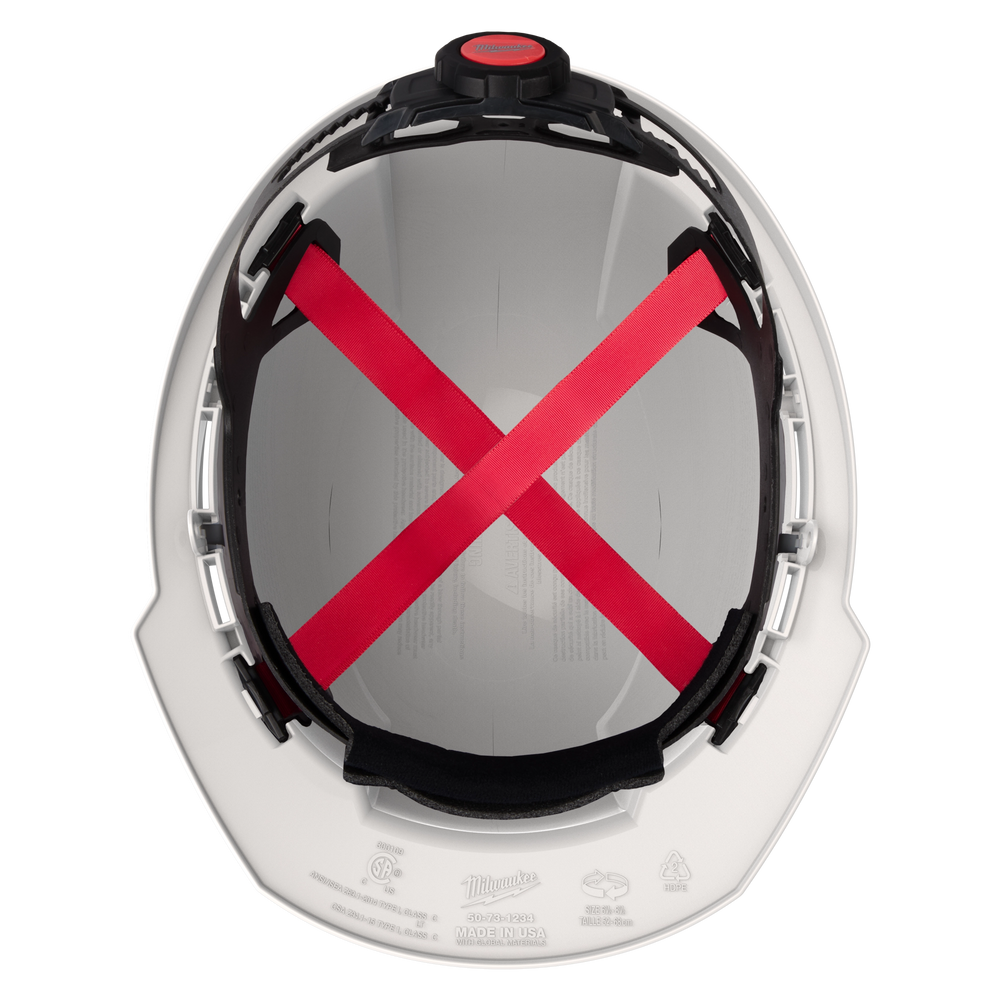 Casco con ala delantera blanco con suspensión de trinquete de 4 puntos BOLT™: Tipo 1, Clase E Milwaukee 48-73-1100 - imagen 8