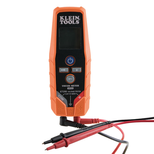 Probador d/voltaje Continuidad12-600V Klein Tools ET250 – imagen 2
