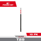 Punta torx t25 x 6" Milwaukee 48-32-4846 - imagen 2