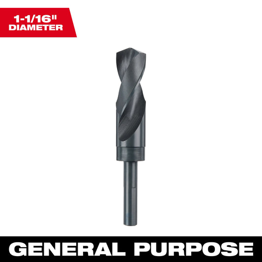 1-1/16" S&D Black Oxide Drill Bit Milwaukee 48-89-2755 - imagen 2