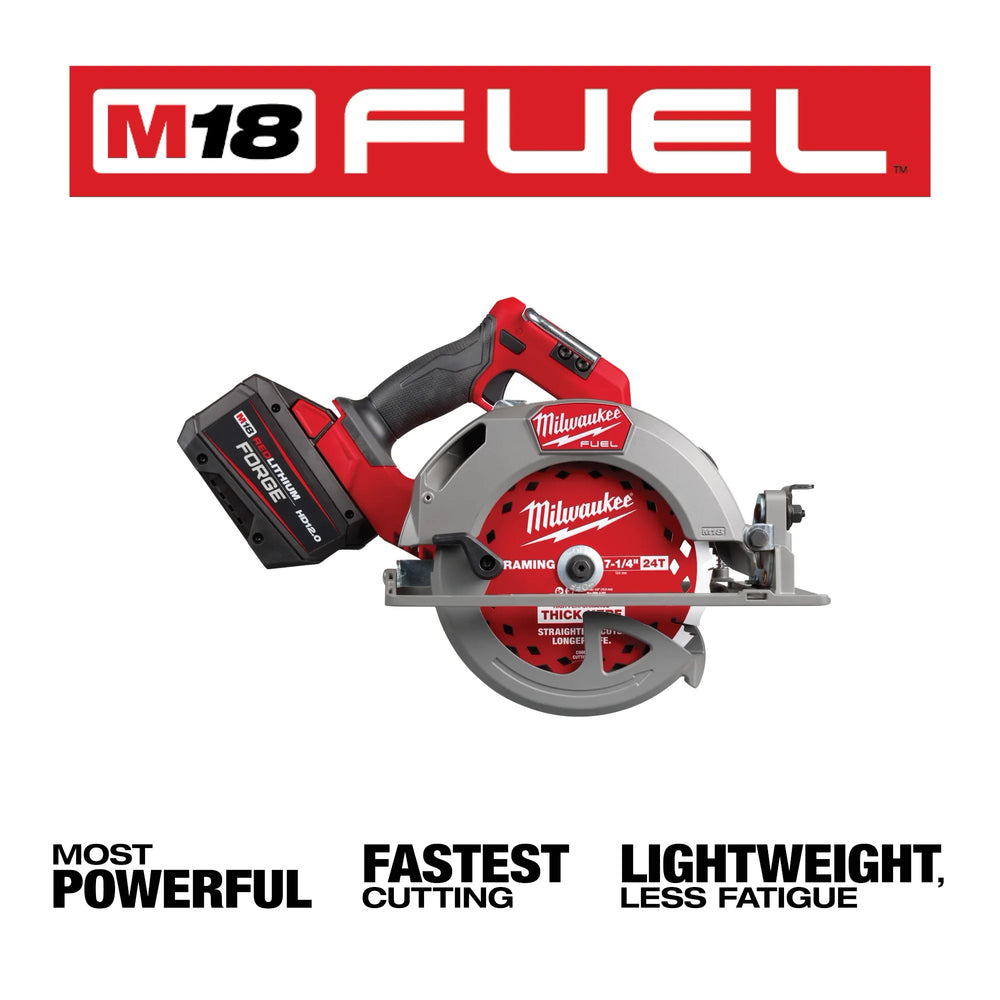 Kit de sierra circular M18 FUEL™ de 7-1/4" Milwaukee 2834-21HD - imagen 2