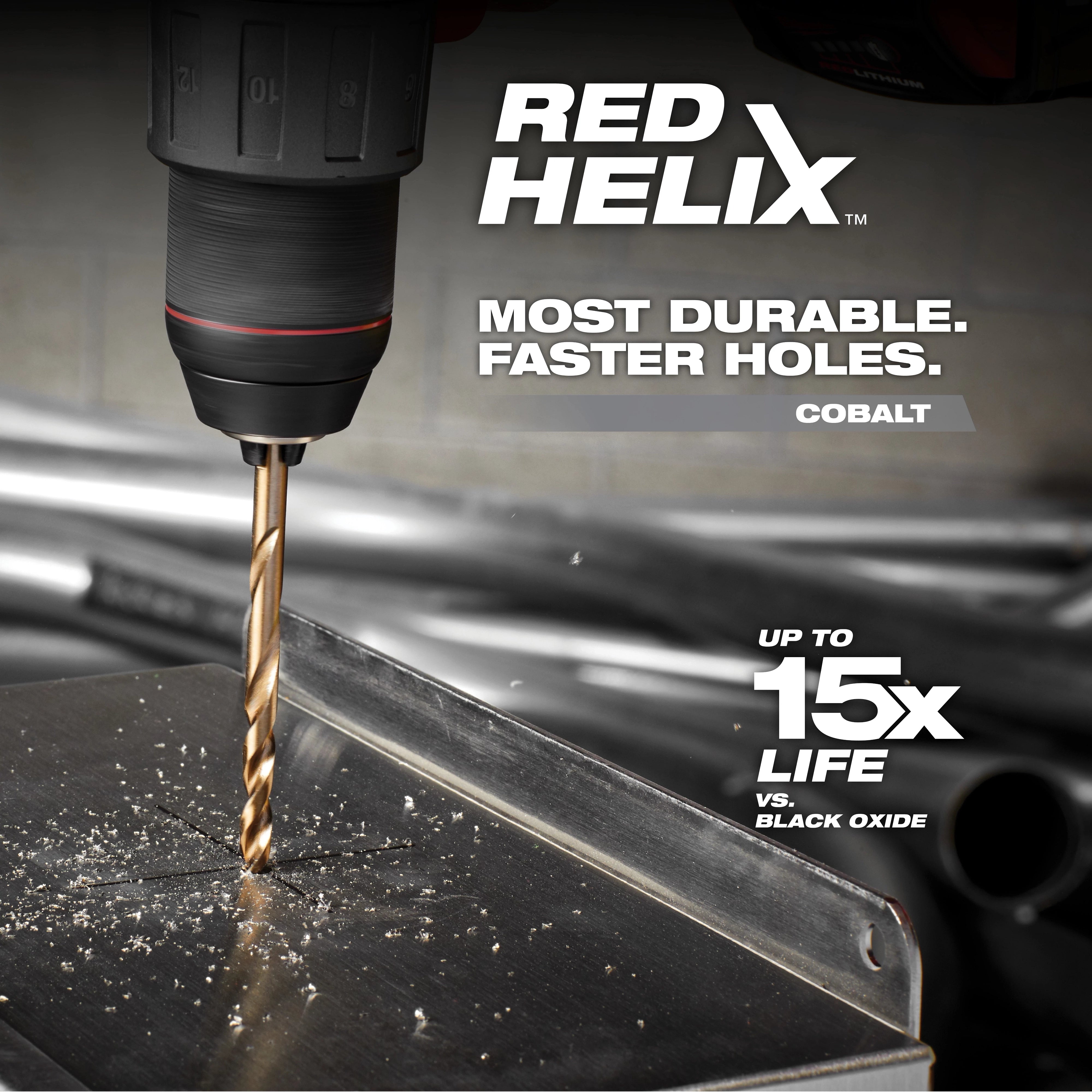Broca de cobalto RED HELIX™ de 21/64" Milwaukee 48-89-2318 - imagen 5