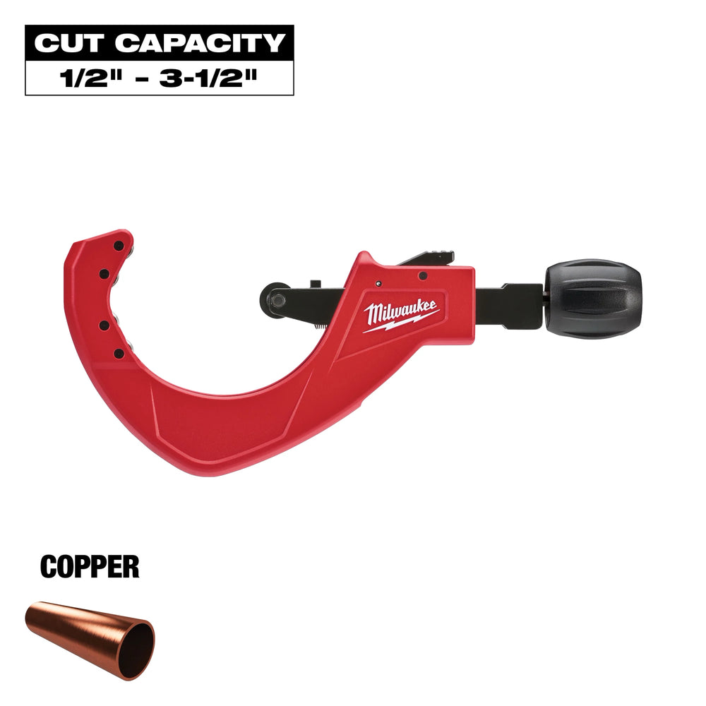 Cortador de tubo de cobre de ajuste rápido de 3-1/2" Milwaukee 48-22-4254 - imagen 2
