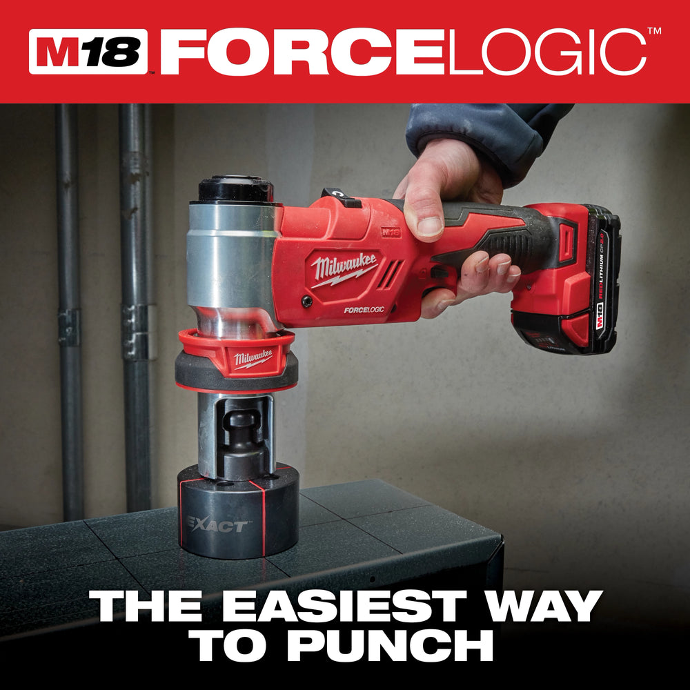 Kit de herramienta perforadora M18™ FORCE LOGIC™ de 6 toneladas de 1/2" - 4" Milwaukee 2677-23 - imagen 3