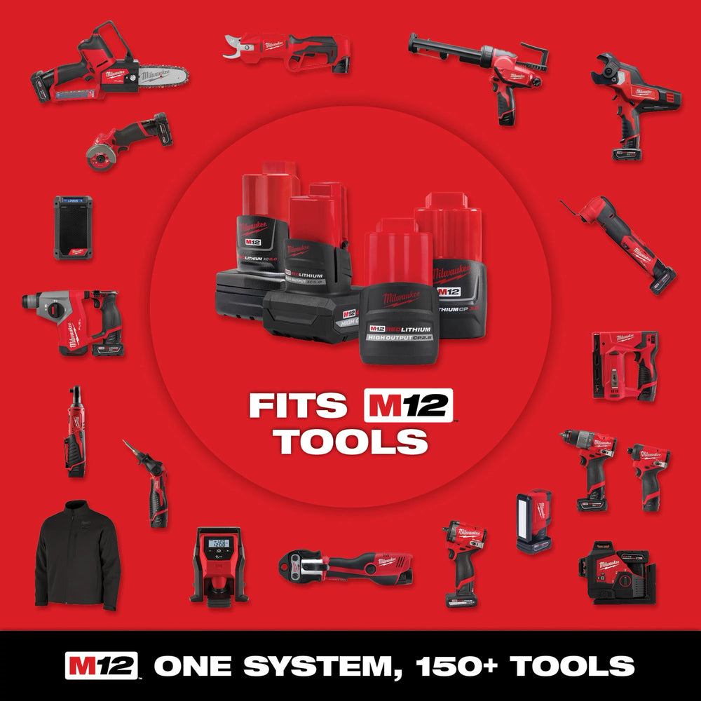 Juego de batería M12™ REDLITHIUM™ XC 4.0 con capacidad extendida Milwaukee 48-11-2440 - imagen 8