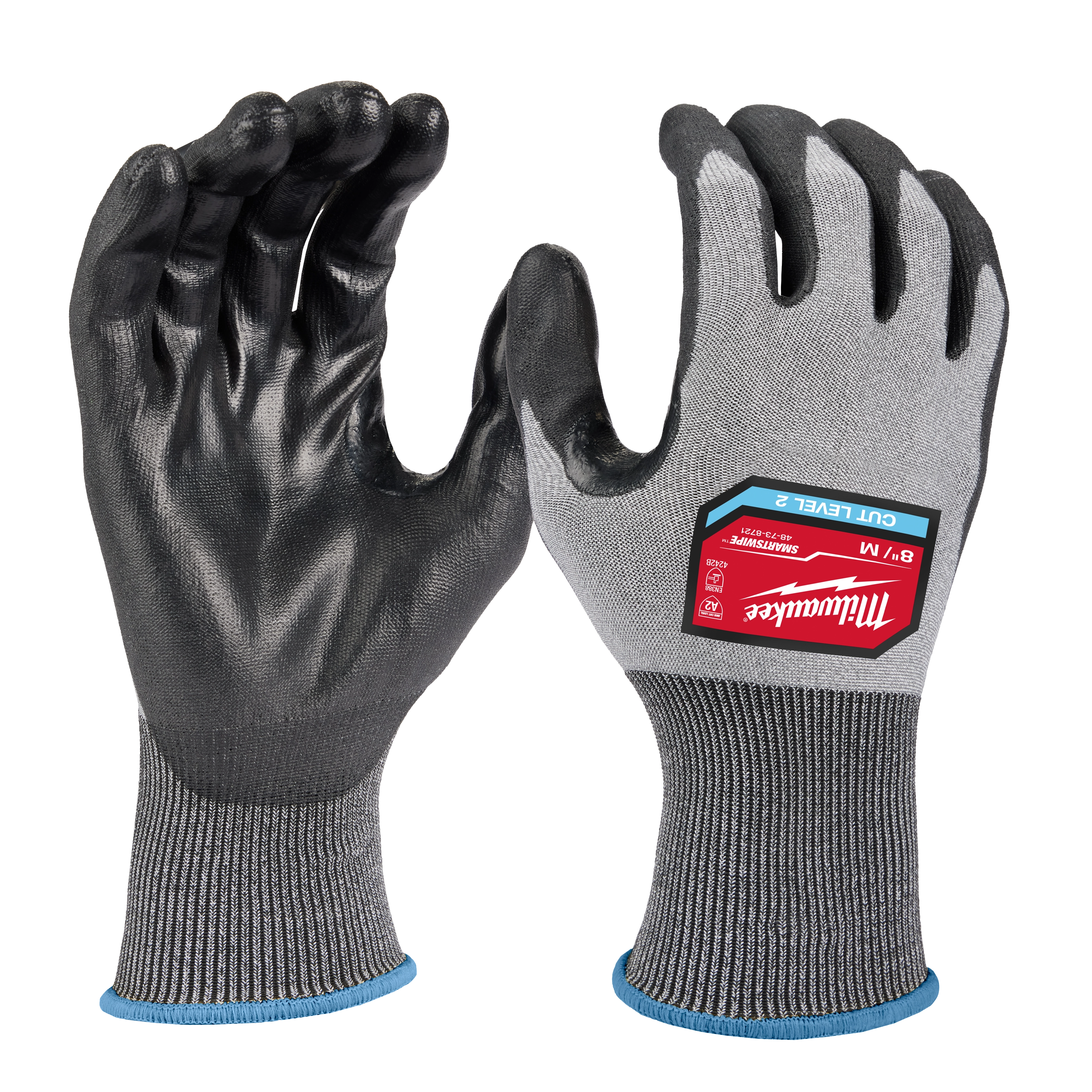 Guantes de poliuretano de alta destreza nivel 2 - S Milwaukee 48-73-8720