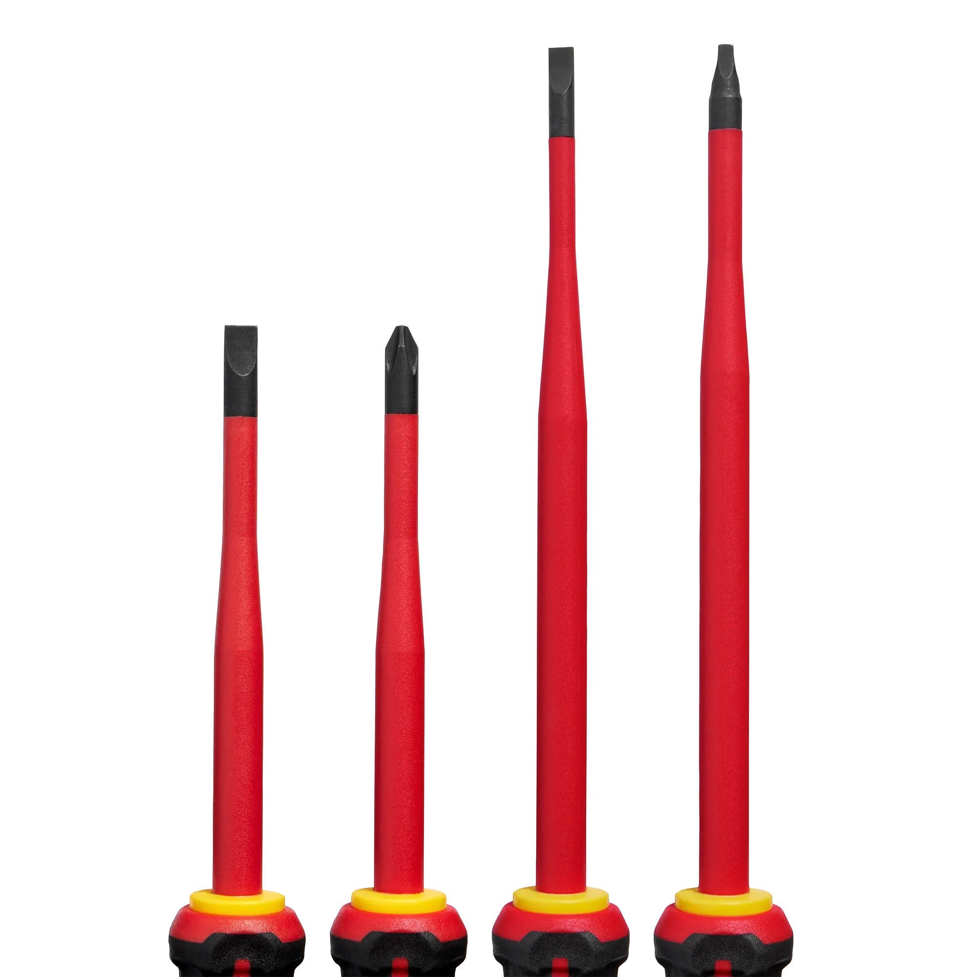 Juego de 4 piezas de destornilladores de punta delgada con aislamiento para 1000 V Milwaukee 48-22-2219 - imagen 3