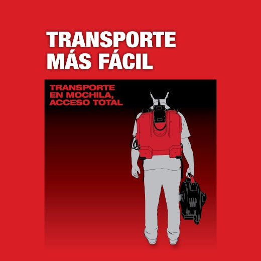Desatascador de tambor seccional M18 FUEL™ SWITCH PACK™ con cable de 3/8" Milwaukee 2775B-211 - imagen 8