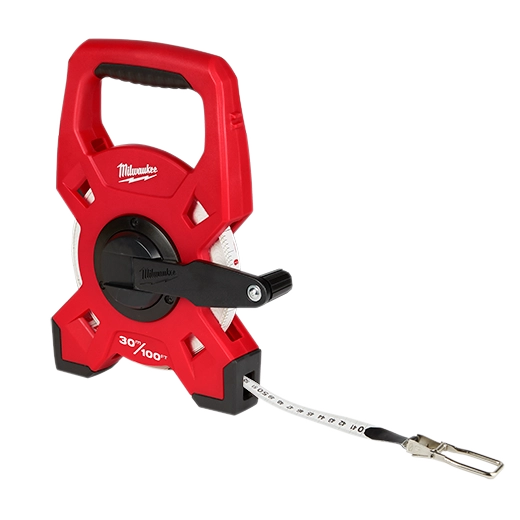 Cinta métrica larga con carrete abierto de fibra de vidrio de 30 m/100' Milwaukee 48-22-5330 - imagen 2