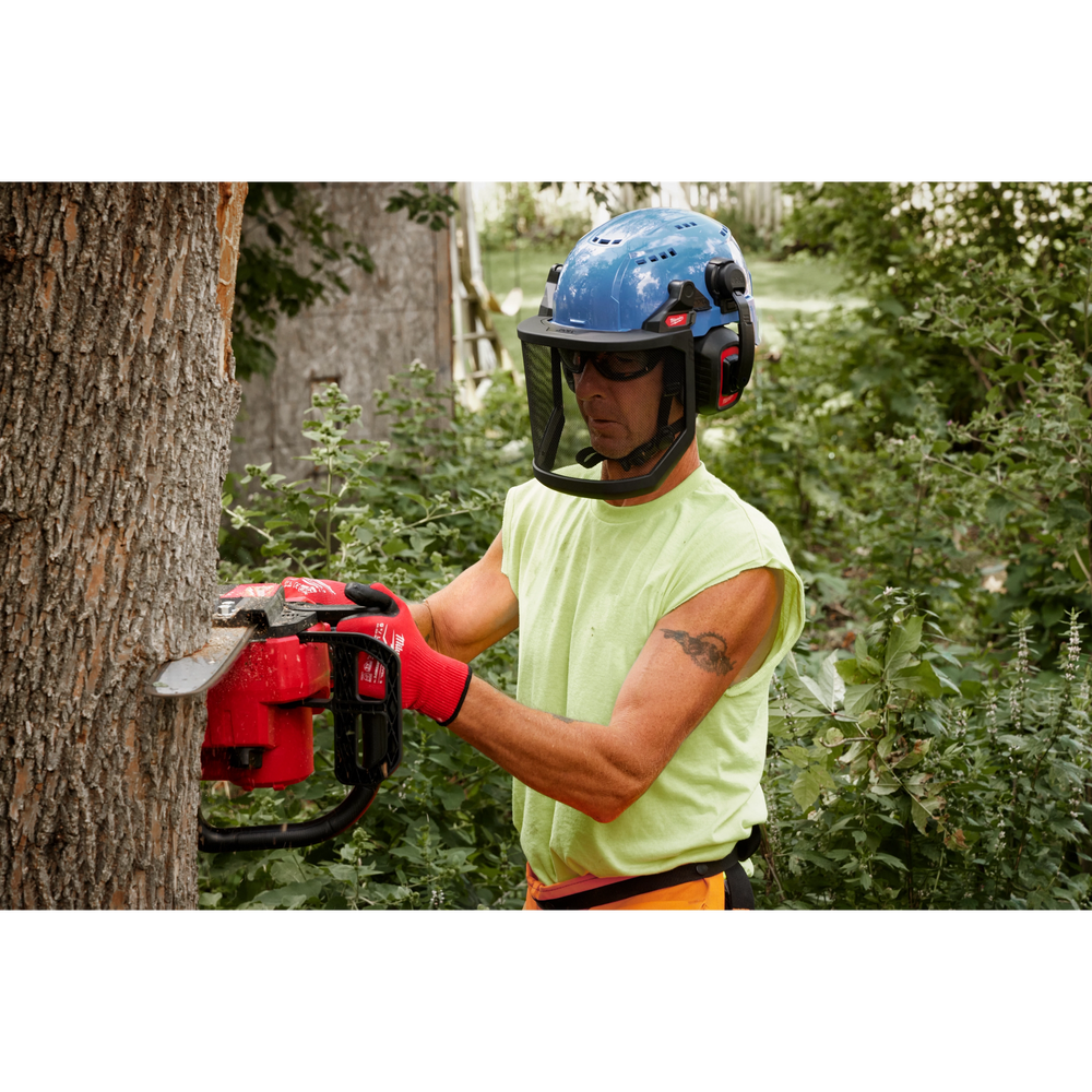 Protector facial completo BOLT™ - Malla metálica (compatible con el casco de seguridad de Milwaukee® [sin ala]) Milwaukee 48-73-1431 - imagen 4
