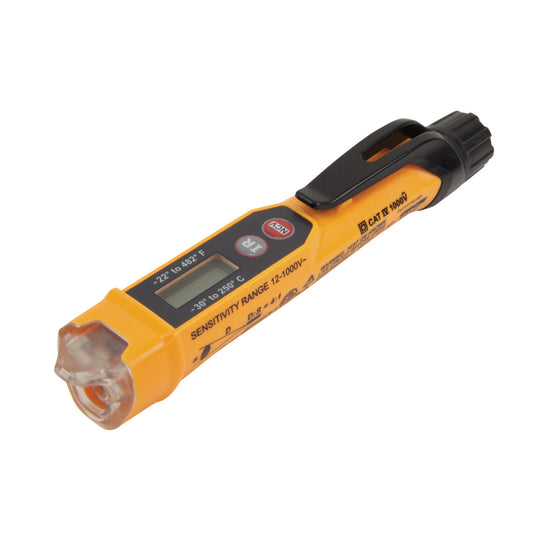 Probador de voltaje sin contacto con termometro infarrojo -30 a 250 °C Klein Tools NCVT-4IR