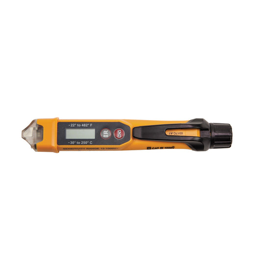 Probador de voltaje sin contacto con termometro infarrojo -30 a 250 °C Klein Tools NCVT-4IR – imagen 2